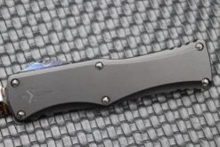 Marfione Hera D/E Spike Grind Hot Blued Vegas Forge Reptilian Pattern Damascus & Black Anodized Handle W/ Zircuti Button & Pocket Clip & DLC Two Tone Hardware -Nc Blade image b4e82898 d8ef 440b 94f3 63b91e2d7434