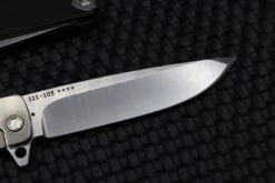 Medford M-48 Black Aluminum Handle & S35VN Tumbled Blade -Nc Blade image b658212a 2bc5 4cbd ab75 eb1f61ac69fe