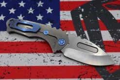Medford Praetorian Genesis T S35 Tumbled Drop Point & Tumbled Handles W/ Blue Hardware/Clip -Nc Blade image b9f24a32 6c03 4d75 a15d e981fcb11a3d