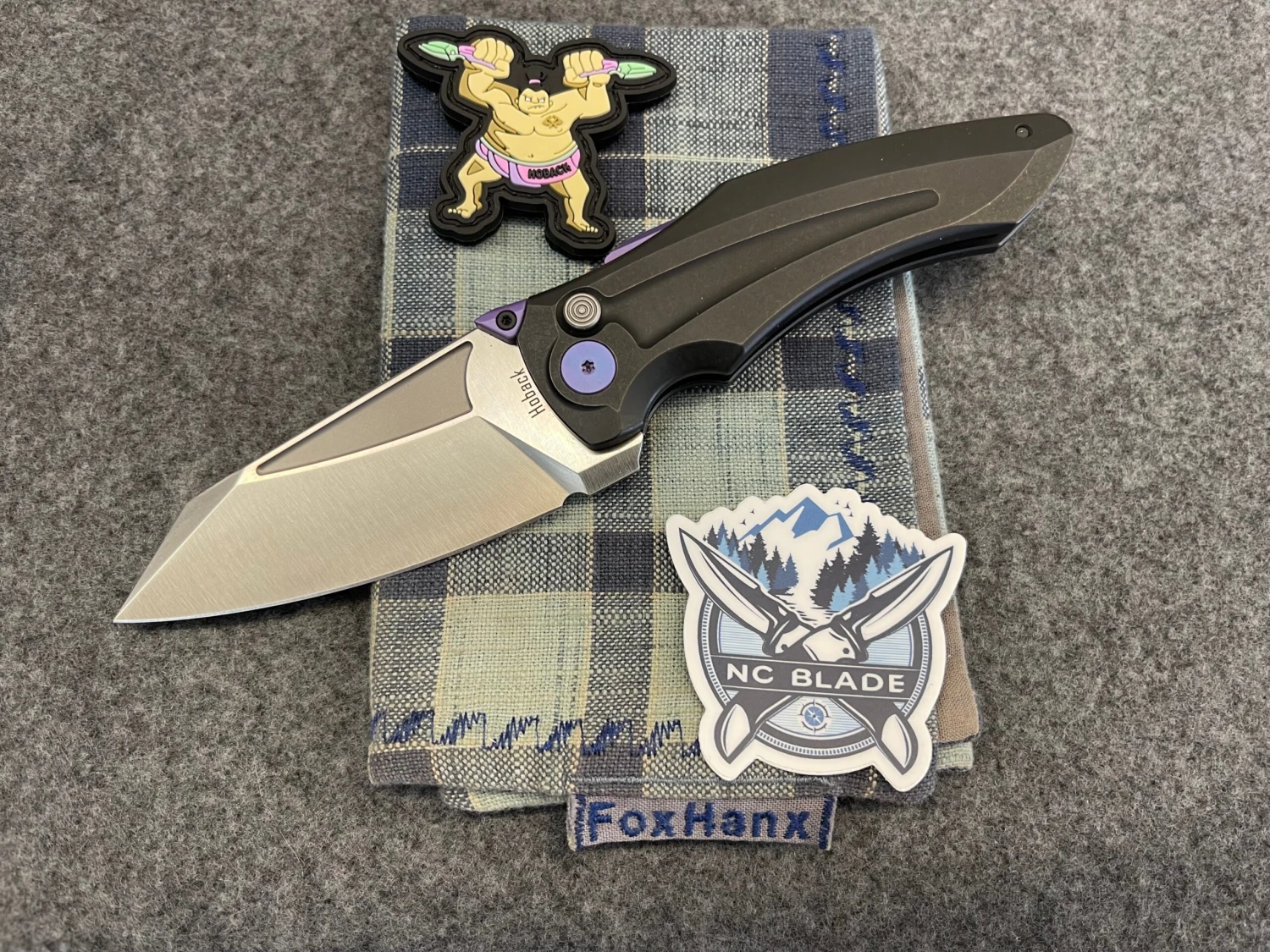 Jake Hoback Knives Sumo Black Purple 1 Jake Hoback Knives Sumo Black Purple