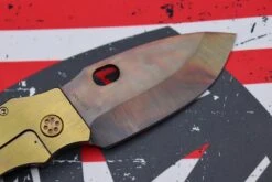 Medford TFF-1 Fat Daddy Faced Bronze Handles W/ Bronze Hardware, Flamed Clip & Vulcan S35VN 12 Medford TFF-1 Fat Daddy Faced Bronze Handles W/ Bronze Hardware, Flamed Clip & Vulcan S35VN -Nc Blade image bef7c58a 3785 47e2 9945 b16786301a17