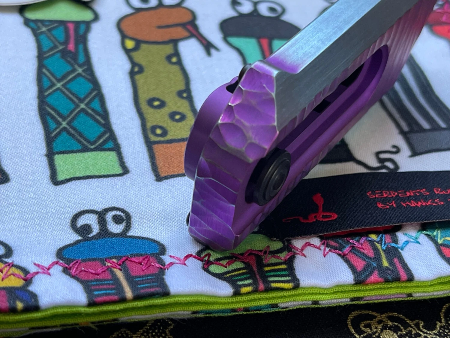 Chaves Knives Gen 2 Titanium C.H.U.B PVD Chub Modified #1 5 Chaves Knives Gen 2 Titanium C.H.U.B PVD Chub Modified #1 - Image 5