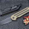 Jake Hoback Knives Kwaiback MK6 SureTouch Coyote Brown W/ Fullers & DLC M390