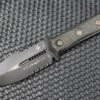 Microtech Knives & Borka Blades SBD DLC Partial Serrated & Carbon Fiber 201-2DLCCFS