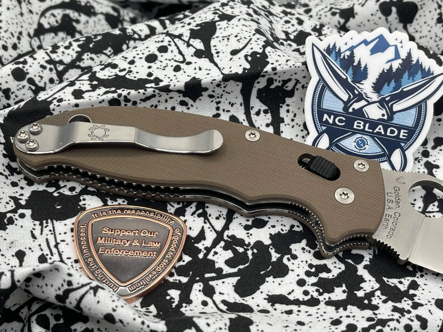 Spyderco Manix 2 Earth Brown Exclusive M390 C101GPBN2 5 Spyderco Manix 2 Earth Brown Exclusive M390 C101GPBN2 - Image 5