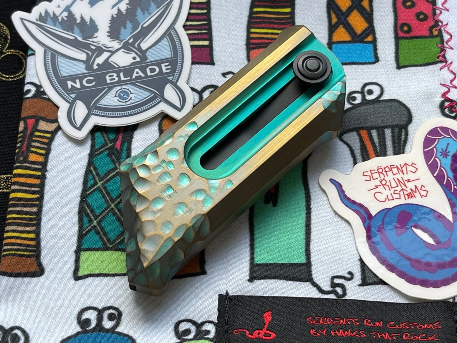 Chaves Knives Gen 2 Titanium C.H.U.B PVD Chub Modified #2 2 Chaves Knives Gen 2 Titanium C.H.U.B PVD Chub Modified #2 - Image 2