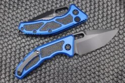 Heretic Knives Medusa Black Tanto & Blue Handle H011-4A-BLU -Nc Blade image ccb77590 c121 497d bc15 9b9defae8782