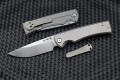 Chaves Knives Ultramar 229 Liberation Drop Point M390 & Stonewash Titanium
