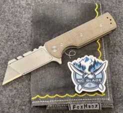 Chaves C.H.U.B CHUB Flipper Green Micarta Framelock -Nc Blade image cd954df3 9421 4003 ba44 9a87e37e2baf