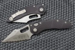 Microtech Borka Stitch Fully Serrated Apocalyptic Standard 169-12AP
