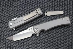 Chaves Knives Ultramar Street Liberation Tanto M390 Flipper & Titanium