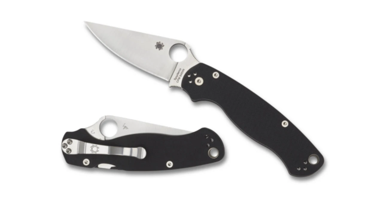 Spyderco Para-Military 2 Black G-10 PM2 S45VN C81GP2 3 Spyderco Para-Military 2 Black G-10 PM2 S45VN C81GP2 - Image 3