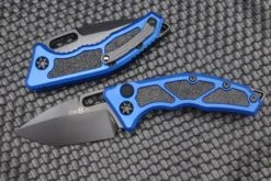 Heretic Knives Medusa Black Tanto & Blue Handle H011-4A-BLU