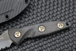 Microtech Socom Alpha Mini Tanto Partial Serrated Black DLC & Carbon Fiber 114M-2DLCCFS 9 Microtech Socom Alpha Mini Tanto Partial Serrated Black DLC & Carbon Fiber 114M-2DLCCFS -Nc Blade image d43a15cd c7fa 4cbf aba7 879db8d694ca