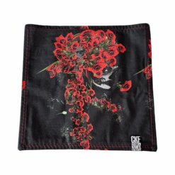 Custom Knife Factory Super EDC Hank Cotton + Micro Suede : Skulls & Roses