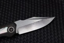 Heretic Knives Wraith Auto W/ Black Dunes Fat Carbon & Mother Of Pearl Inlays & Hand Ground Vegas Forge Damascus 13 Heretic Knives Wraith Auto W/ Black Dunes Fat Carbon & Mother Of Pearl Inlays & Hand Ground Vegas Forge Damascus -Nc Blade image d8310071 581a 4fa1 ad84 9d5ea0558811