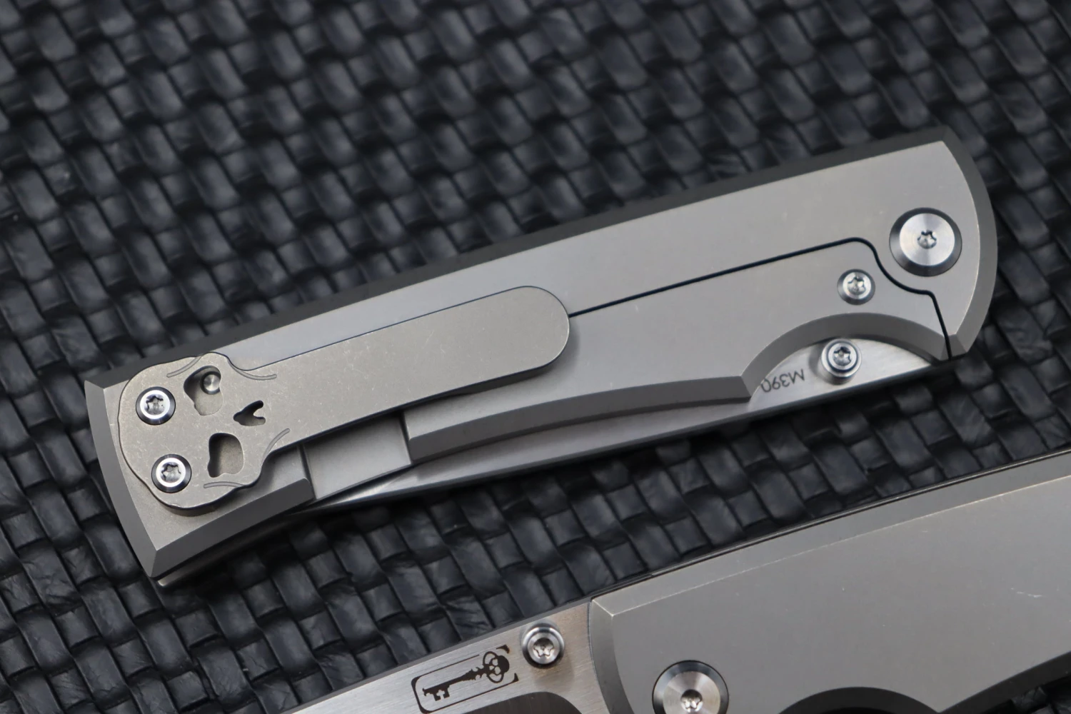 Chaves Knives Ultramar 229 Liberation Drop Point M390 & Stonewash Titanium 7 Chaves Knives Ultramar 229 Liberation Drop Point M390 & Stonewash Titanium - Image 7