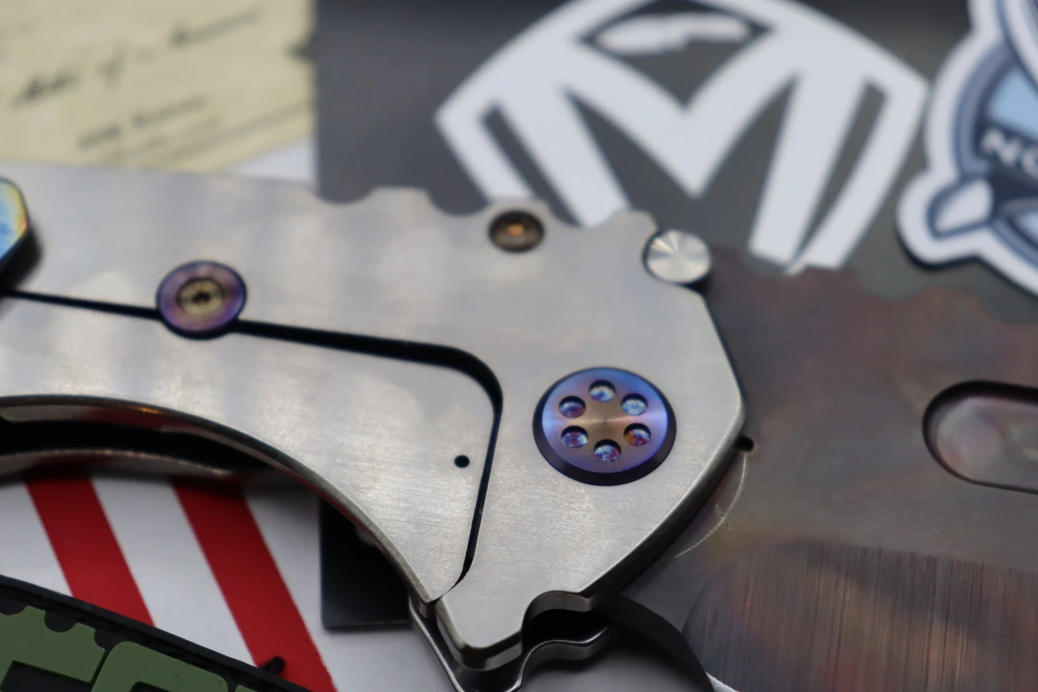 Medford Knife Praetorian T Tumbled & Flamed Hardware With S35 Vulcan Tanto 103-172 11 Medford Knife Praetorian T Tumbled & Flamed Hardware With S35 Vulcan Tanto 103-172 - Image 11