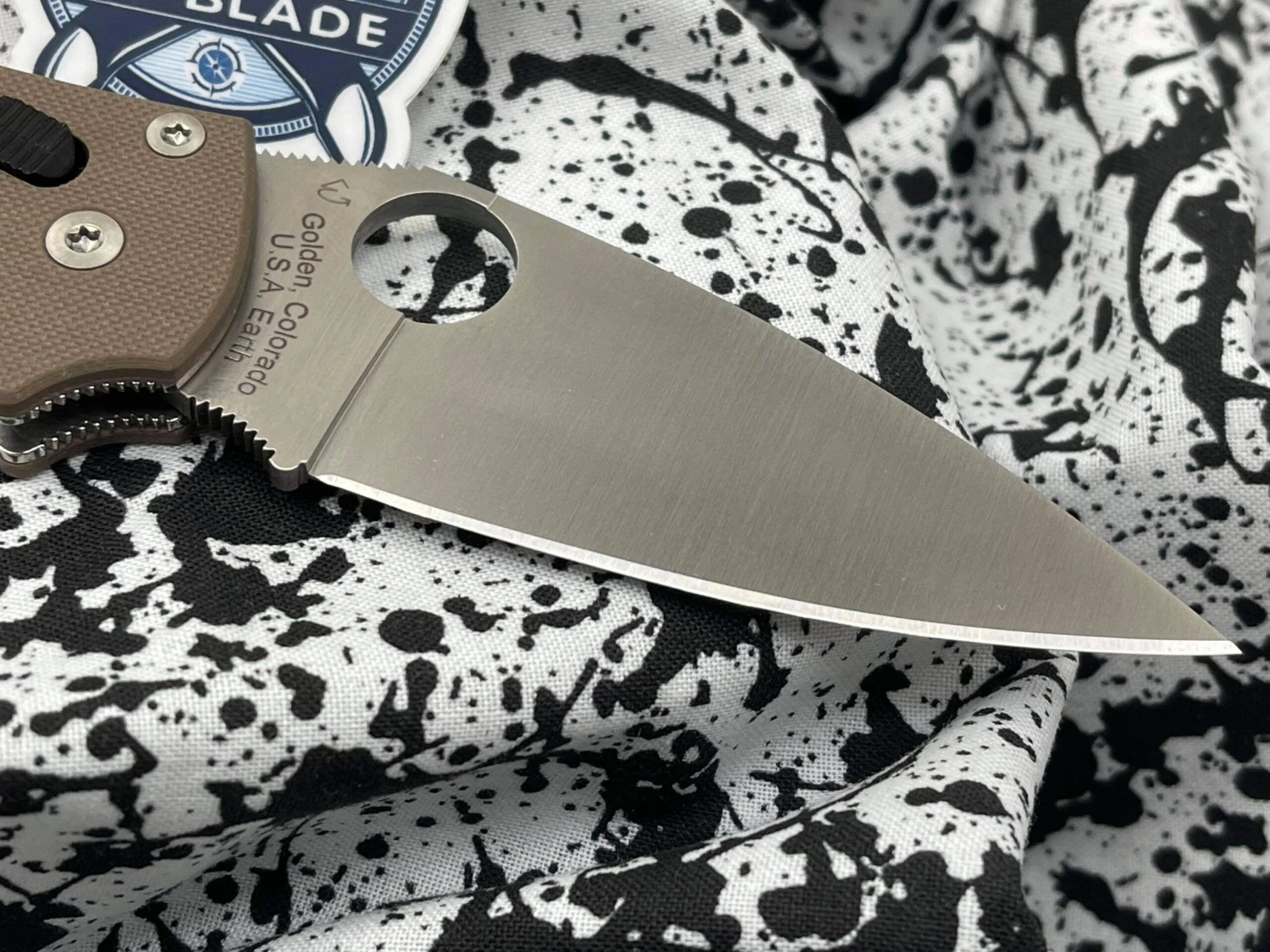 Spyderco Manix 2 Earth Brown Exclusive M390 C101GPBN2 6 Spyderco Manix 2 Earth Brown Exclusive M390 C101GPBN2 - Image 6