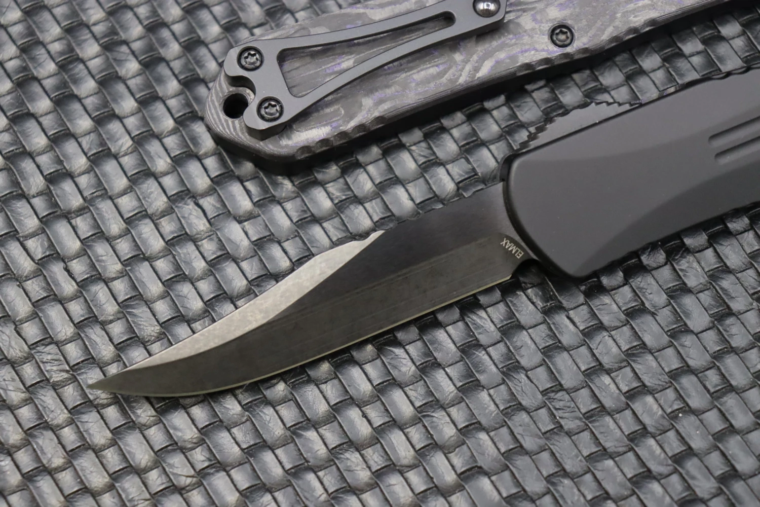 Heretic Knives Manticore E Bowie DLC & Purple Camo Carbon H026B-6A-PUCF 2 Heretic Knives Manticore E Bowie DLC & Purple Camo Carbon H026B-6A-PUCF - Image 2