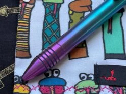 Chaves Knives Bolt Action Titanium Pen Solid Modified #4 -Nc Blade image ead420dc 68f1 4930 8625 629f9dcac00c