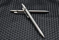 Tactile Turn Titanium Side Click Pen Short (5.3”) 10-SC2-TTM-TTM