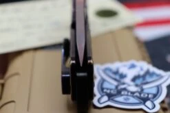 Medford Knife Praetorian T Peaks & Valleys Violet-Bronze Fade & Flamed Hardware With S35 Vulcan Tanto 106-186 -Nc Blade image f2fb3e23 c276 4d05 ae6b bd6bcb803adf