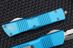Microtech Combat Troodon Double Edge Fully Serrated Stonewash & Turquoise 142-12TQ -Nc Blade image f482eee9 feb4 4d52 aa59 3b0605deb6d0