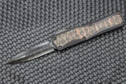 Heretic Knives Colossus Vegas Forge DLC Razor Wire Damascus & Snakeskin Cooper Fat Carbon