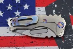 Medford Praetorian Genesis T S35 Tumbled Drop Point & Tumbled Handles W/ Flamed Hardware/Clip -Nc Blade image fc55277f b20a 4b53 b4fd 739685575dcc