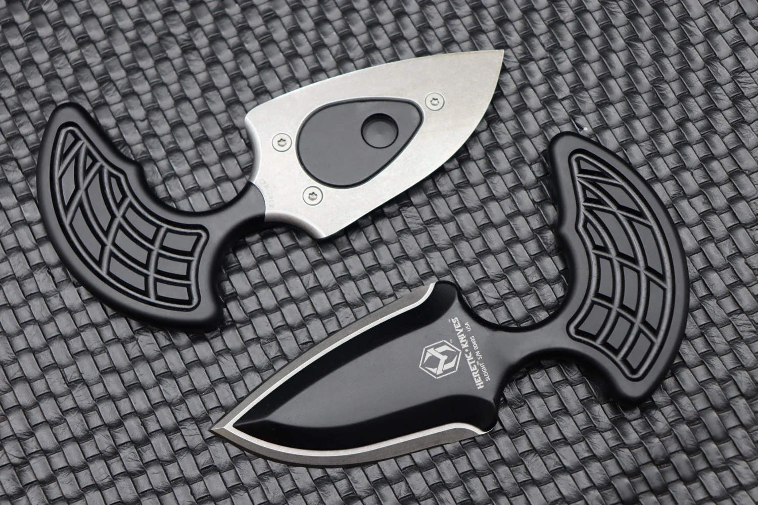 Heretic Knives Sleight Modular Push Dagger Stonewash & Black 1 Heretic Knives Sleight Modular Push Dagger Stonewash & Black