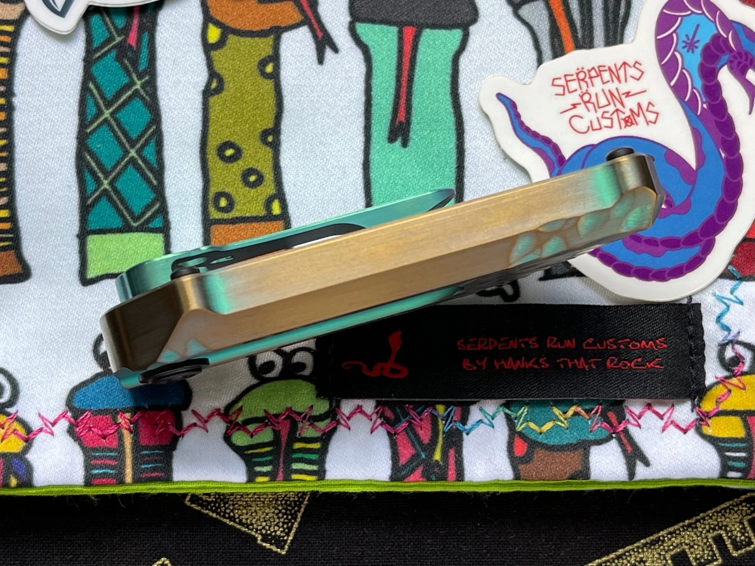 Chaves Knives Gen 2 Titanium C.H.U.B PVD Chub Modified #2 4 Chaves Knives Gen 2 Titanium C.H.U.B PVD Chub Modified #2 - Image 4